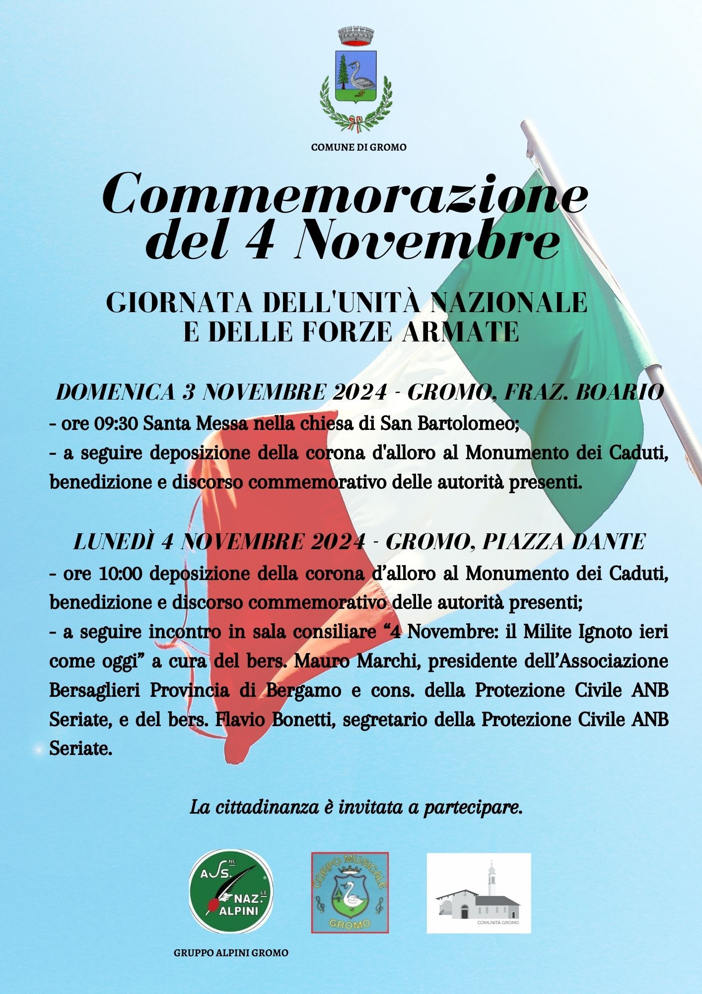 Commemorazione del 4 Novembre